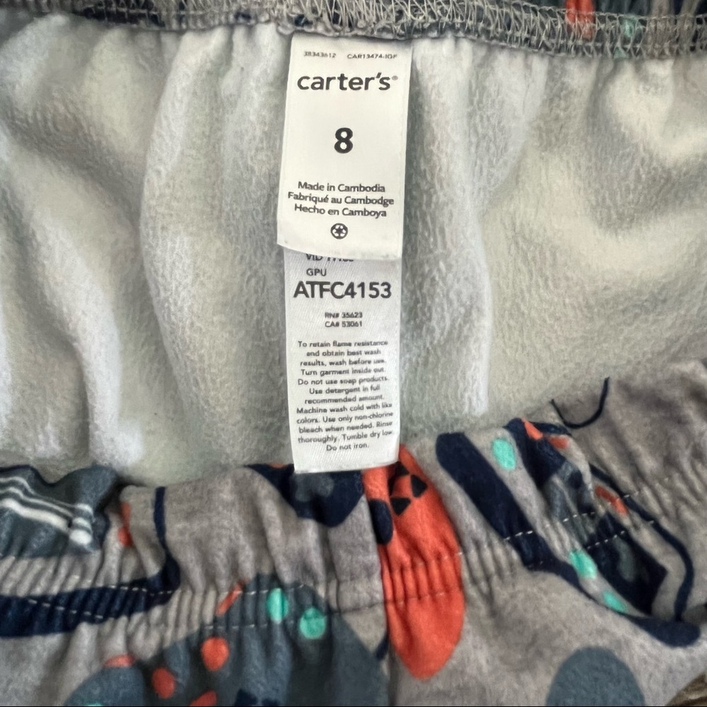 {preloved} Carters Boy’s Gamer Pajamas - Picture 4 of 7